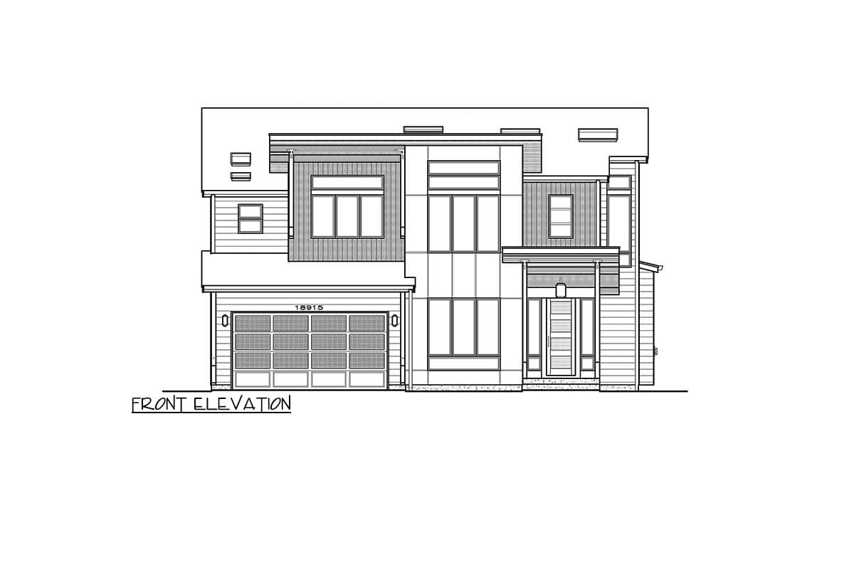 Plan 23943JD: 2-Story 5 Bed Modern House Plan - Architectural Designs - 3615 Sq Ft - Image #38 - Contemporary, Modern, Northwest