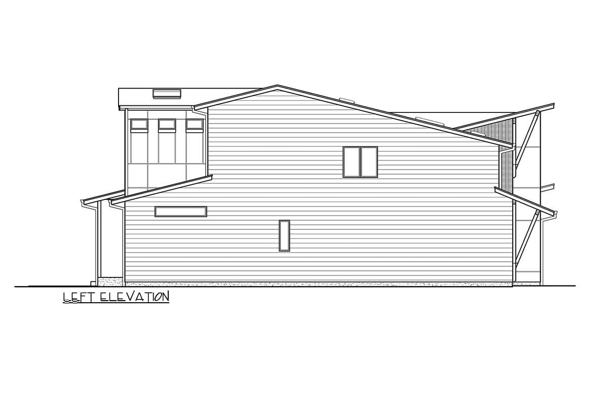 Plan 23943JD: 2-Story 5 Bed Modern House Plan - Architectural Designs - 3615 Sq Ft - Image #39 - Contemporary, Modern, Northwest