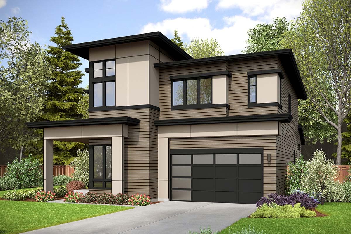 Plan 23944JD: 5 Bed 2-Story Modern House Plan - Architectural Designs - 3600 Sq Ft - Image #33 - Contemporary, Modern, Northwest