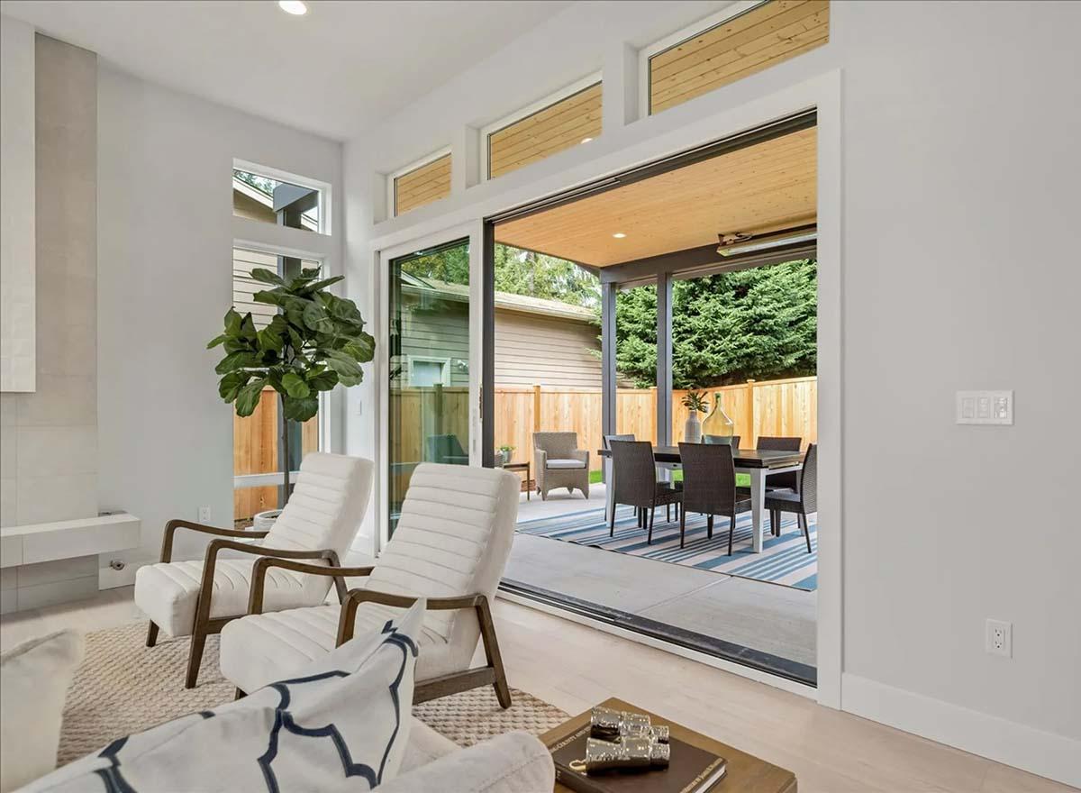 Plan 23945JD: Modern House Plan with Outdoor Living Room - Architectural Designs - 4125 Sq Ft - Image #9 - Mid Century Modern, Modern, Northwest, Prairie