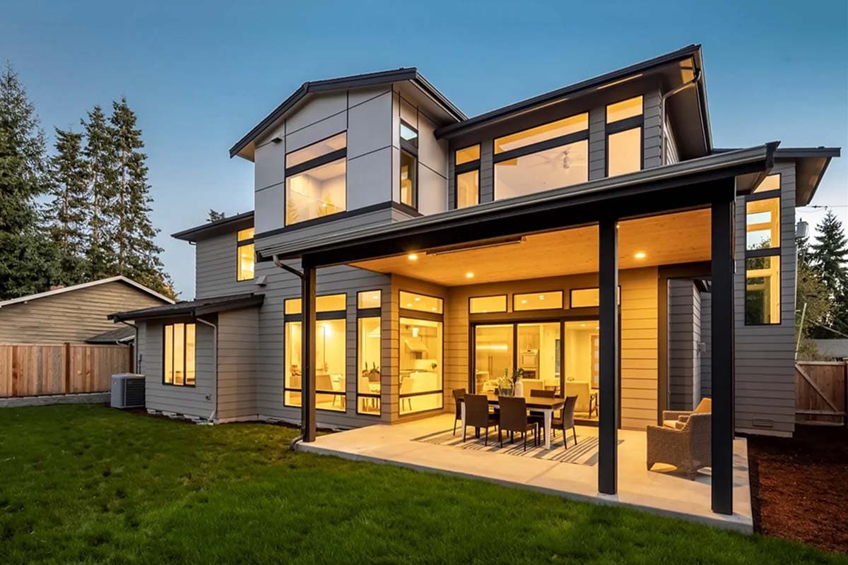 Plan 23945JD: Modern House Plan with Outdoor Living Room - Architectural Designs - 4125 Sq Ft - Image #44 - Mid Century Modern, Modern, Northwest, Prairie