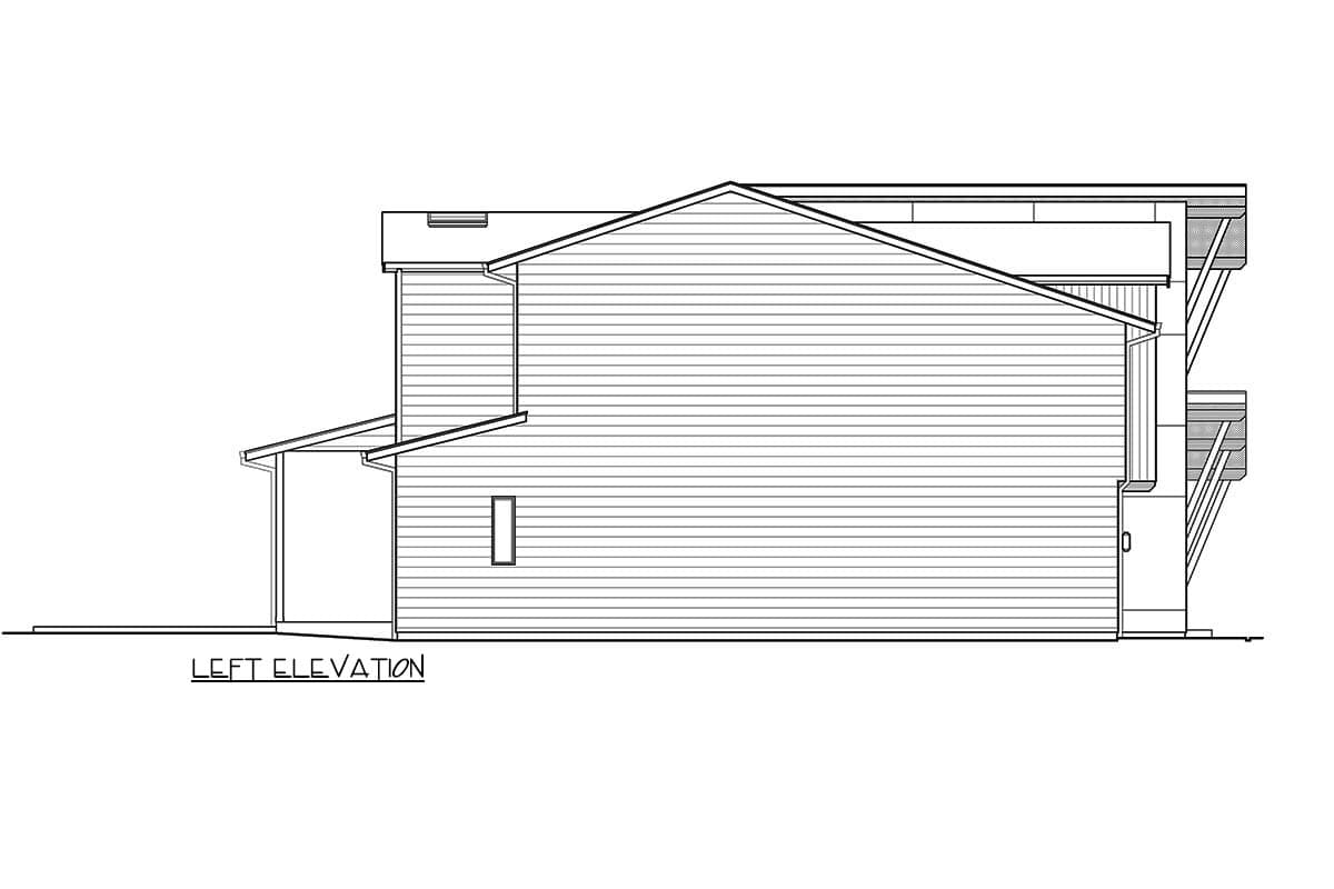 Plan 23947JD: 5 Bed Modern House Plan Under 4000 Square Feet - Architectural Designs - Image #4 - Modern, New American, Northwest