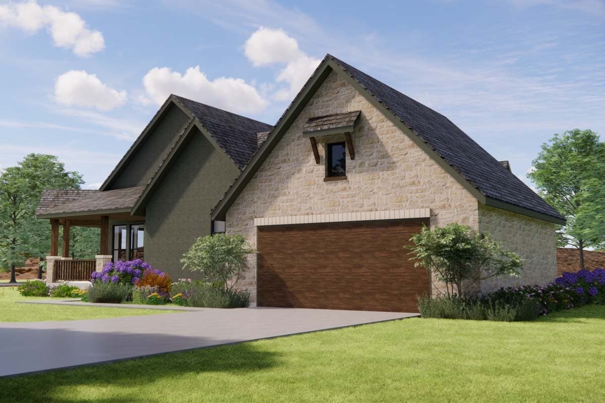 Plan 31222D: Hill Country House Plan with Wrap Around Porch - 2552 Sq Ft - Architectural Designs - Image #4 - Country, Hill Country
