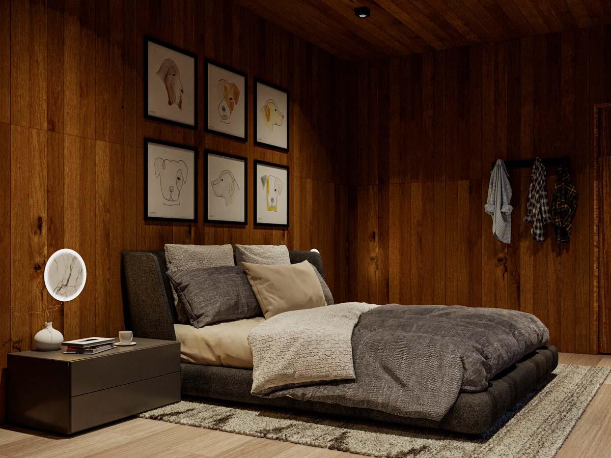 Plan 311047RMZ: Mid-Century Modern Cabin with Carport - 1546 Sq Ft - Architectural Designs - Image #6 - Contemporary, Mid Century Modern, Modern, Mountain