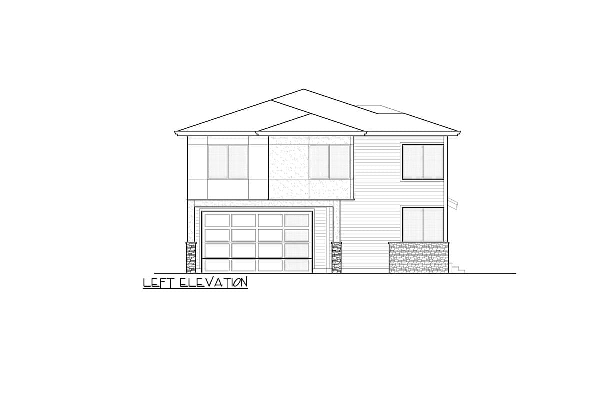Plan 666241RAF: Modern Prairie-Style House Plan with Flex Room - 2802 Sq Ft - Architectural Designs - Image #40 - Contemporary, Northwest, Prairie
