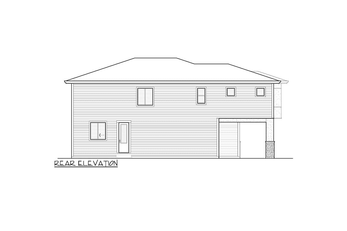Plan 666241RAF: Modern Prairie-Style House Plan with Flex Room - 2802 Sq Ft - Architectural Designs - Image #41 - Contemporary, Northwest, Prairie