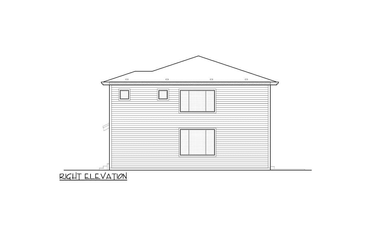Plan 666241RAF: Modern Prairie-Style House Plan with Flex Room - 2802 Sq Ft - Architectural Designs - Image #42 - Contemporary, Northwest, Prairie