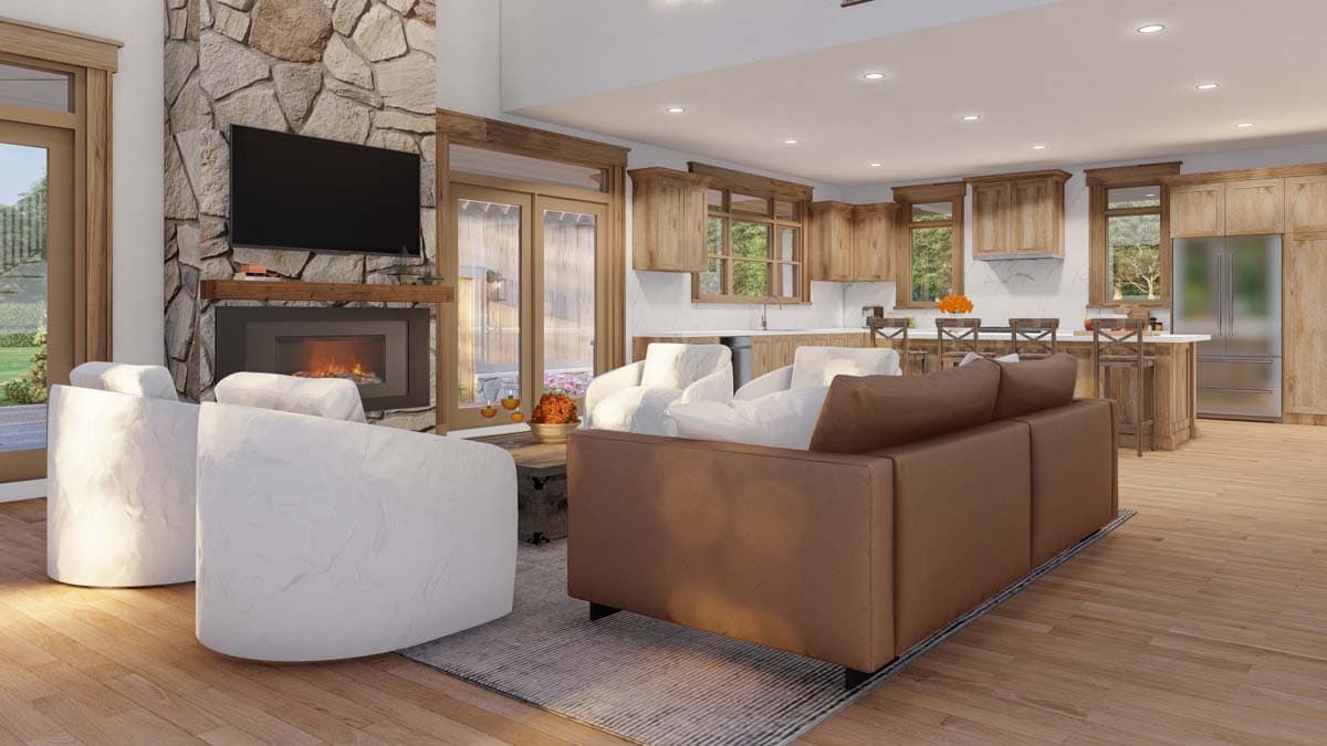 Plan 70862MK: Mountain Country House Plan - 2349 Sq Ft - Architectural Designs - Image #4 - Cabin, Country, Mountain, Rustic