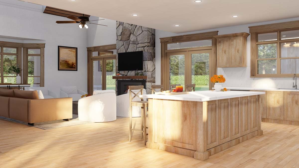 Plan 70862MK: Mountain Country House Plan - 2349 Sq Ft - Architectural Designs - Image #8 - Cabin, Country, Mountain, Rustic