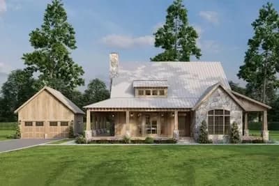 Mountain Country House Plan - 2349 Sq Ft - Architectural Designs