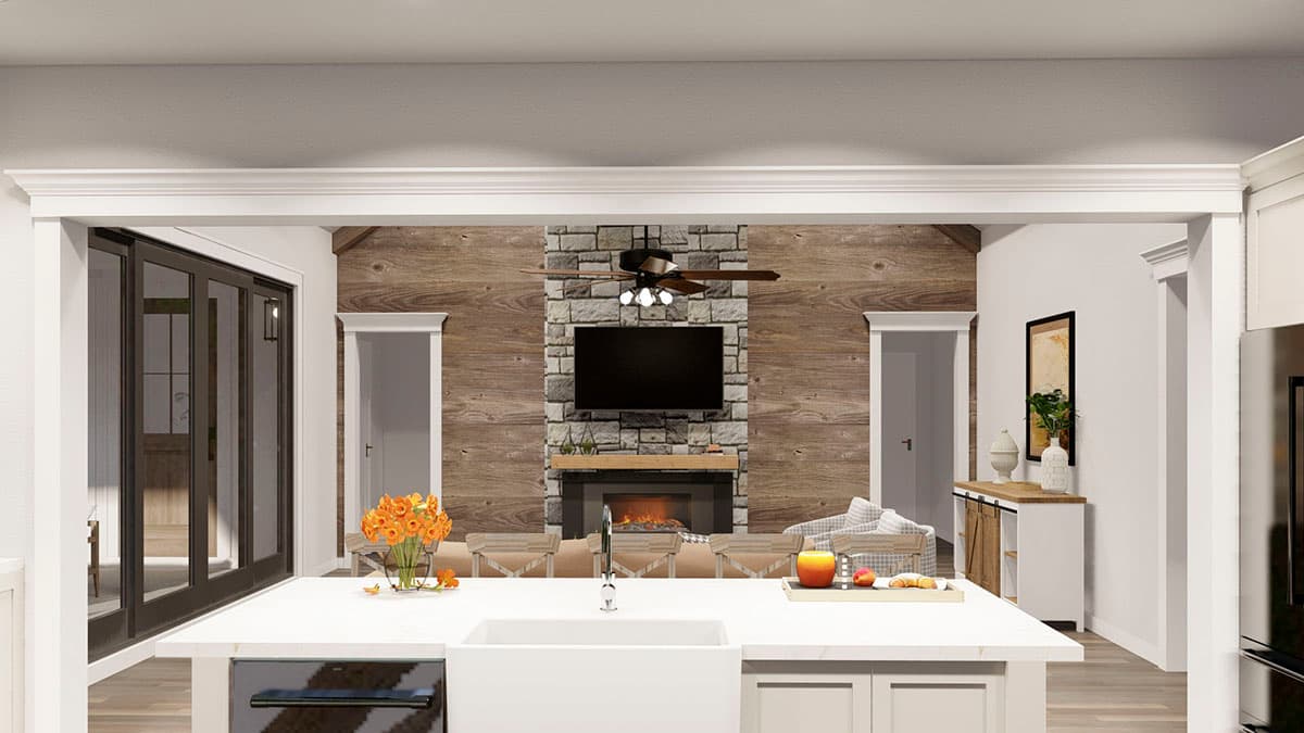 Plan 70865MK: 4-Bed Balanced Modern Farmhouse Plan - 2930 Sq. Ft. - Architectural Designs - Image #7 - Country, Farmhouse, Modern Farmhouse, New American