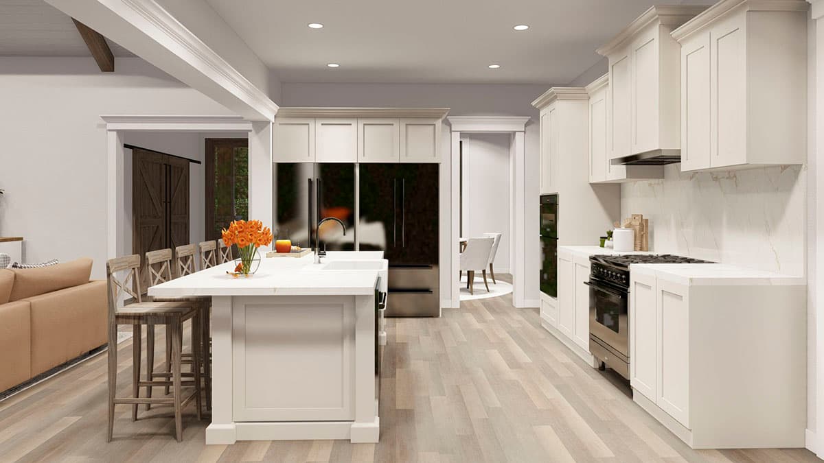 Plan 70865MK: 4-Bed Balanced Modern Farmhouse Plan - 2930 Sq. Ft. - Architectural Designs - Image #8 - Country, Farmhouse, Modern Farmhouse, New American