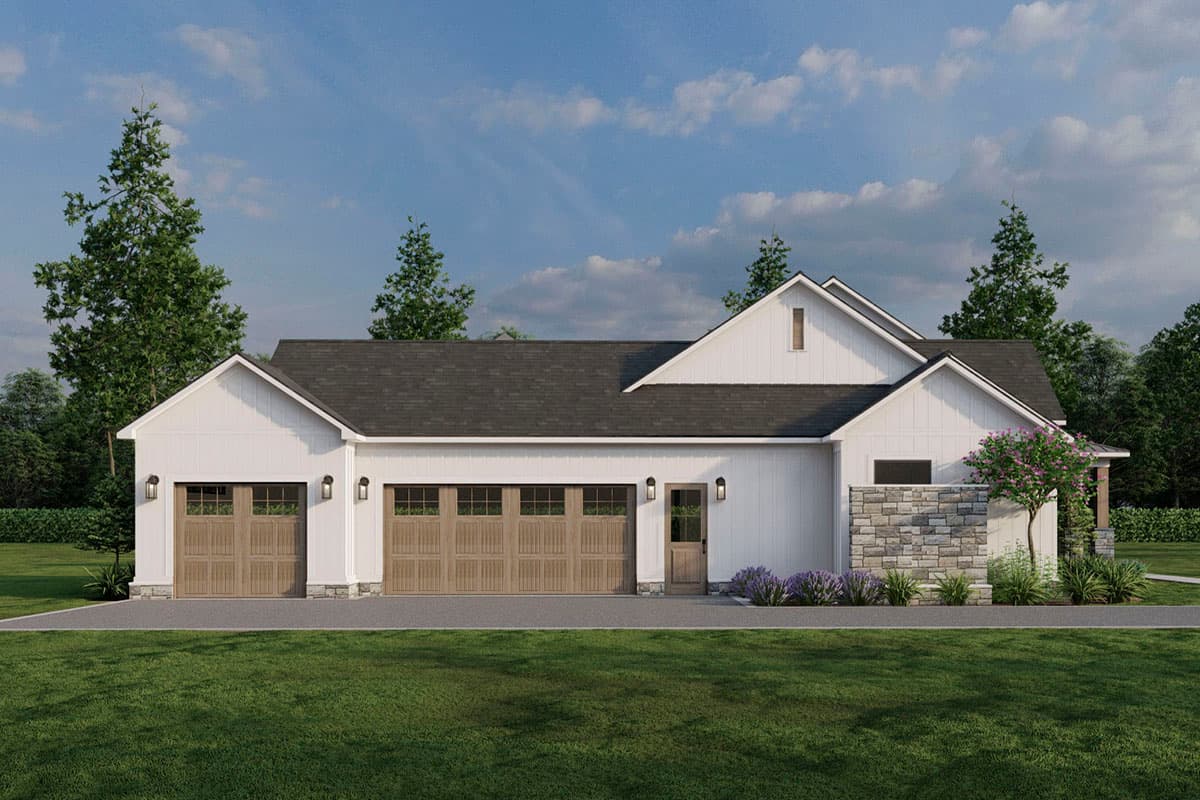 Plan 70865MK: 4-Bed Balanced Modern Farmhouse Plan - 2930 Sq. Ft. - Architectural Designs - Image #12 - Country, Farmhouse, Modern Farmhouse, New American