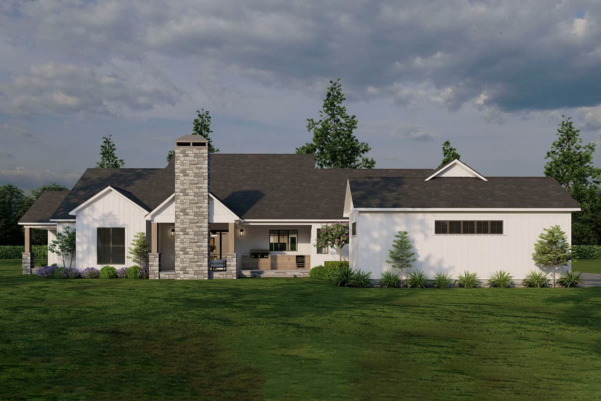 Plan 70865MK: 4-Bed Balanced Modern Farmhouse Plan - 2930 Sq. Ft. - Architectural Designs - Image #13 - Country, Farmhouse, Modern Farmhouse, New American