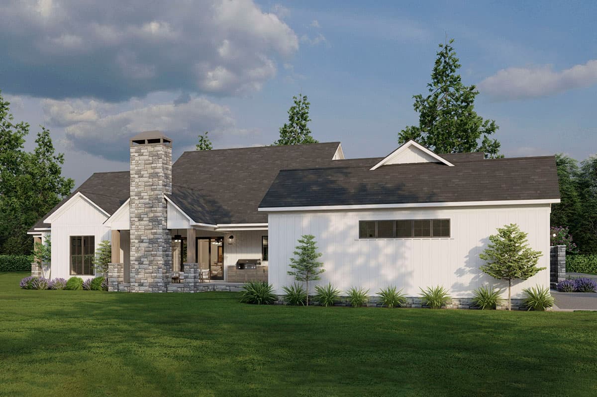 Plan 70865MK: 4-Bed Balanced Modern Farmhouse Plan - 2930 Sq. Ft. - Architectural Designs - Image #14 - Country, Farmhouse, Modern Farmhouse, New American