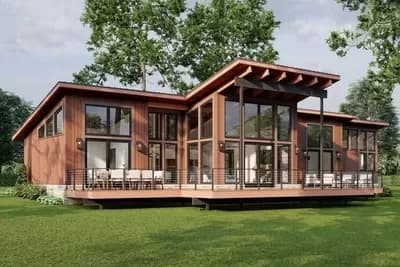 Lake House Plan with Open Concept Core - 1655 Sq Ft - Architectural Designs