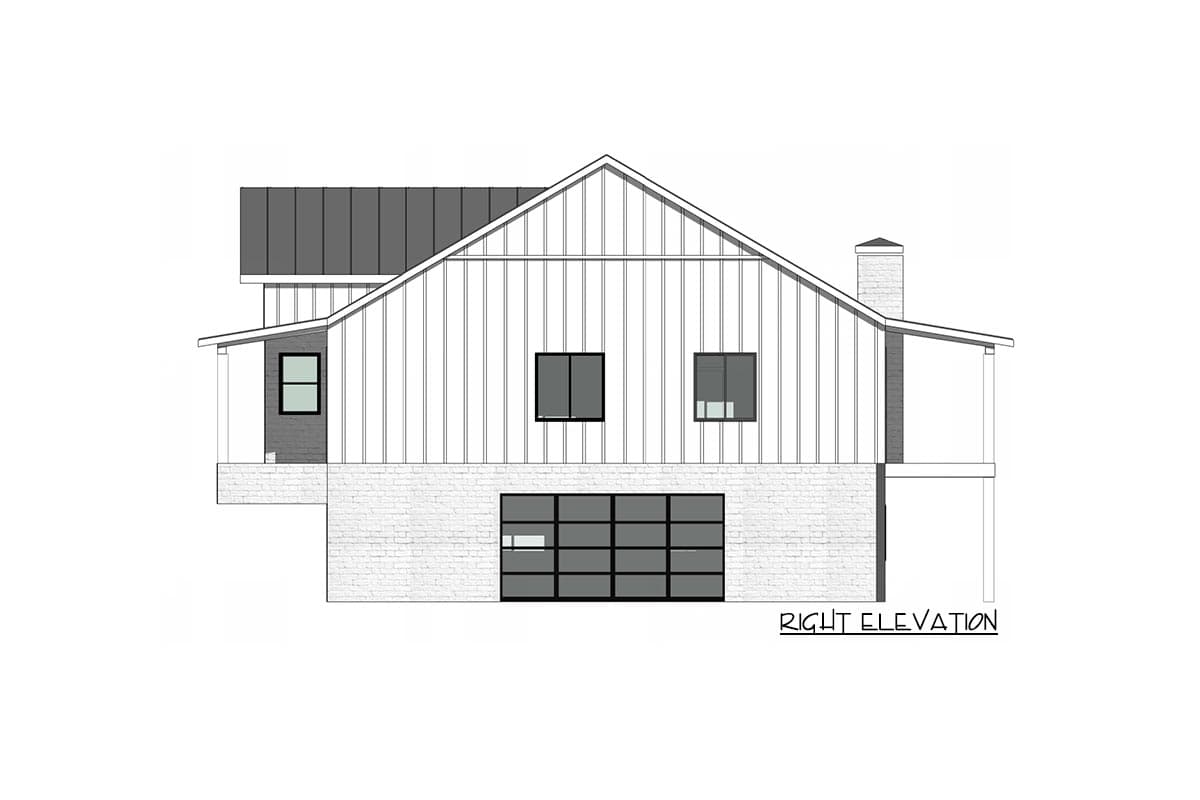 Plan 420118WNT: 1-Story Modern Farmhouse Plan with a Flex Room and Expansive Outdoor Living - Image #16 - Country, Farmhouse, Modern Farmhouse, New American, Ranch