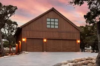 Detached 3-Car Garage with Studio Apartment Above - 965 Sq Ft