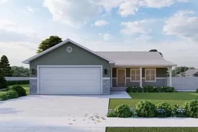 3 Bed House Plan with 2 Car Garage - 1462 Sq Ft - Architectural Designs