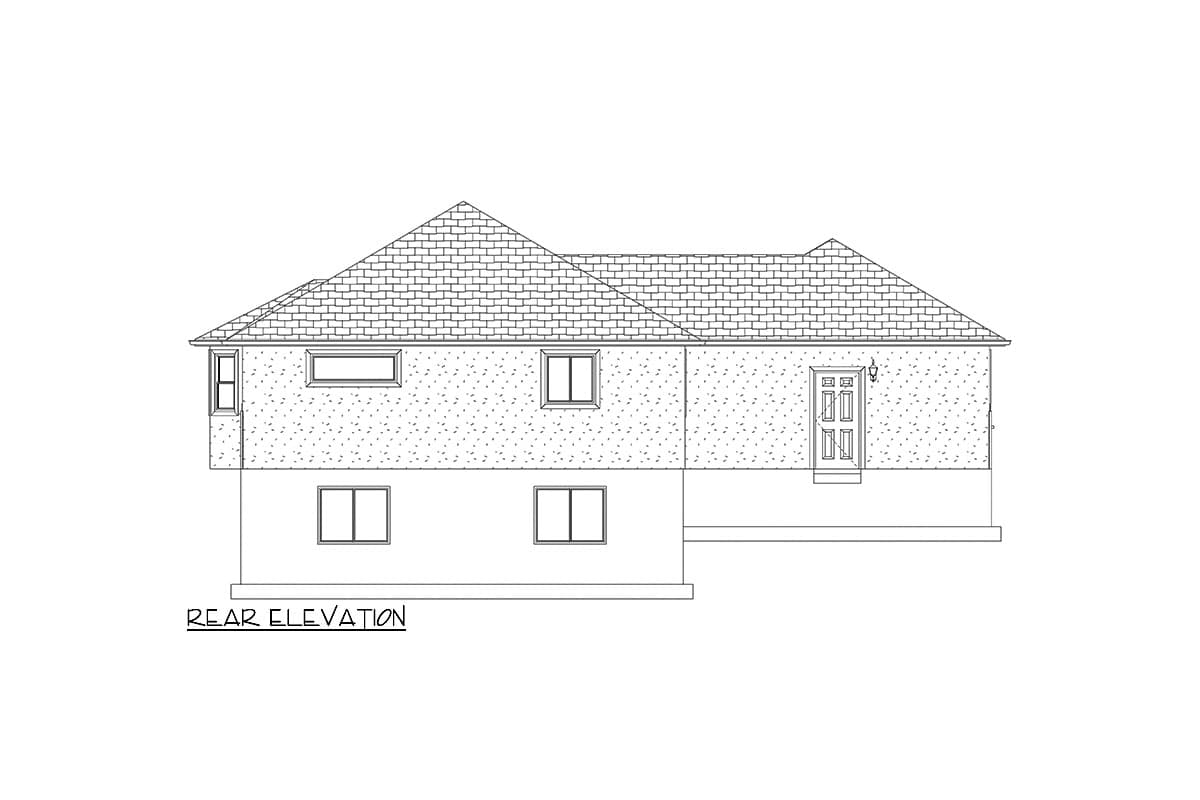 Plan 61469UT: One-Story House Plan with Bayed Master Suite - 1570 Sq Ft - Image #10 - Ranch, Traditional