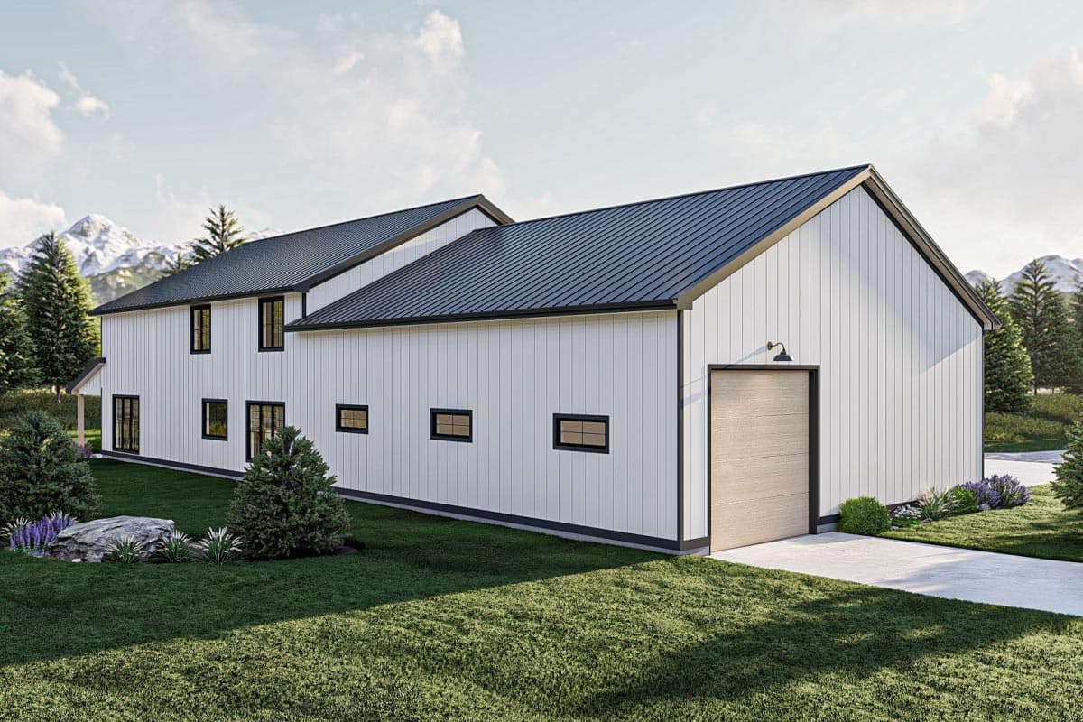 Plan 623302DJ: Barndominium-Style House Plan with 4-Car Garage - 3476 Sq Ft - Image #5 - Barndominium, Country, Modern Farmhouse, New American