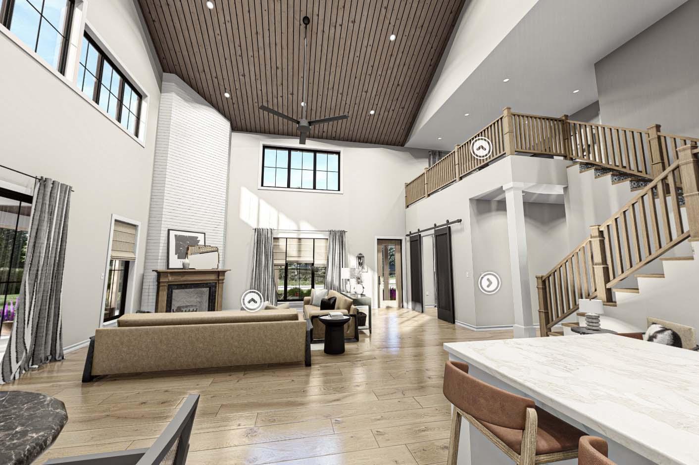 Plan 623302DJ: Barndominium-Style House Plan with 4-Car Garage - 3476 Sq Ft - Virtual Tour Cover Image - Barndominium, Country, Modern Farmhouse, New American