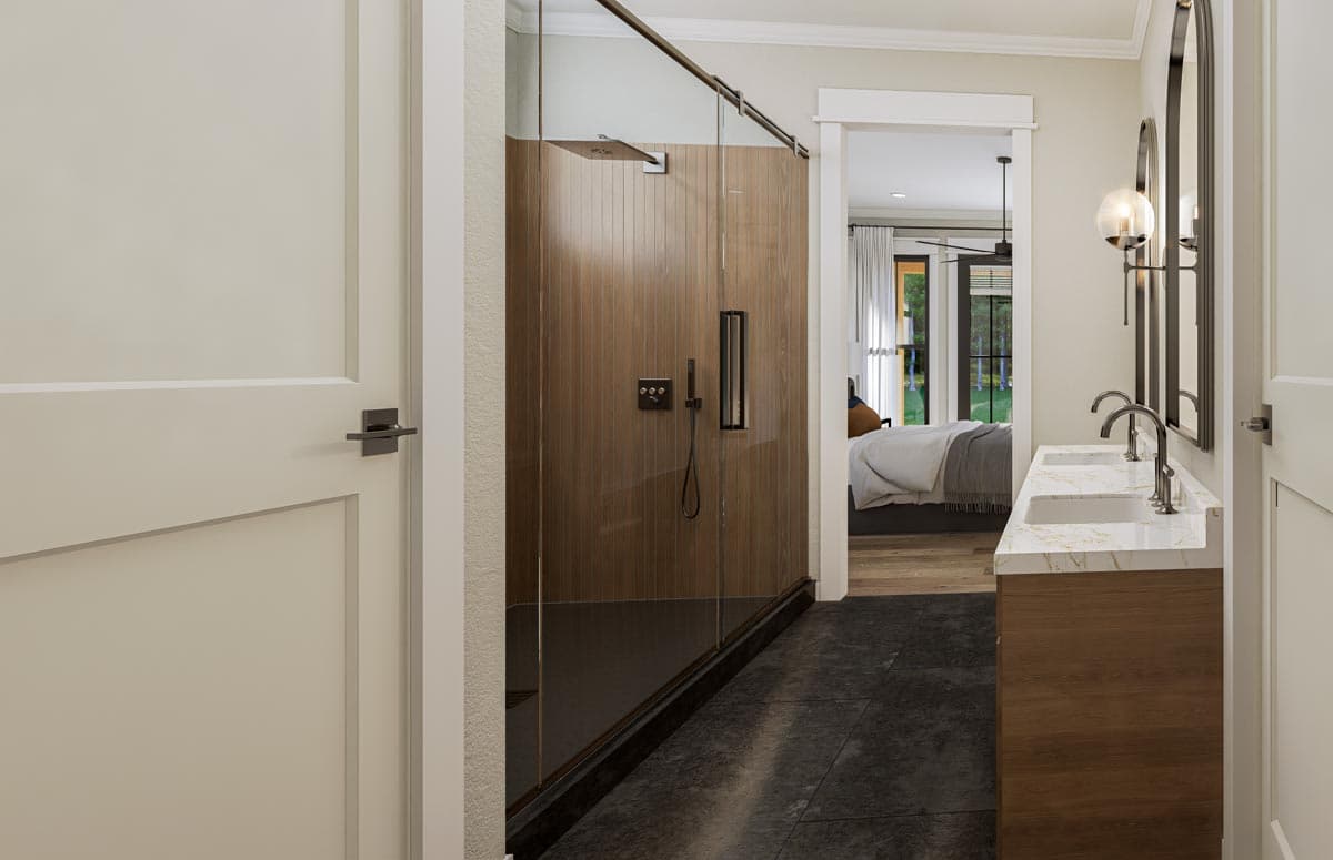 Plan 51949HZ: 2-Story Modern Farmhouse Barndominium House Plan with 4-Beds Under 2800 Square Feet - Image #8 - Barndominium, Country, Farmhouse, Modern Farmhouse, New American