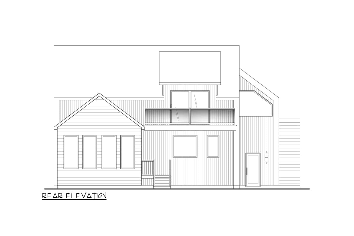 Plan 22677DR: 3 Bed Contemporary House Plan with Cathedral Ceilings - 4207 Sq Ft - Image #10 - Contemporary, New American, Scandinavian, Transitional