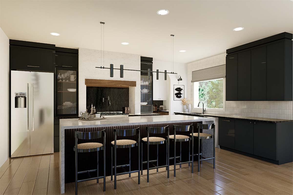 Plan 22677DR: 3 Bed Contemporary House Plan with Cathedral Ceilings - 4207 Sq Ft - Image #5 - Contemporary, New American, Scandinavian, Transitional