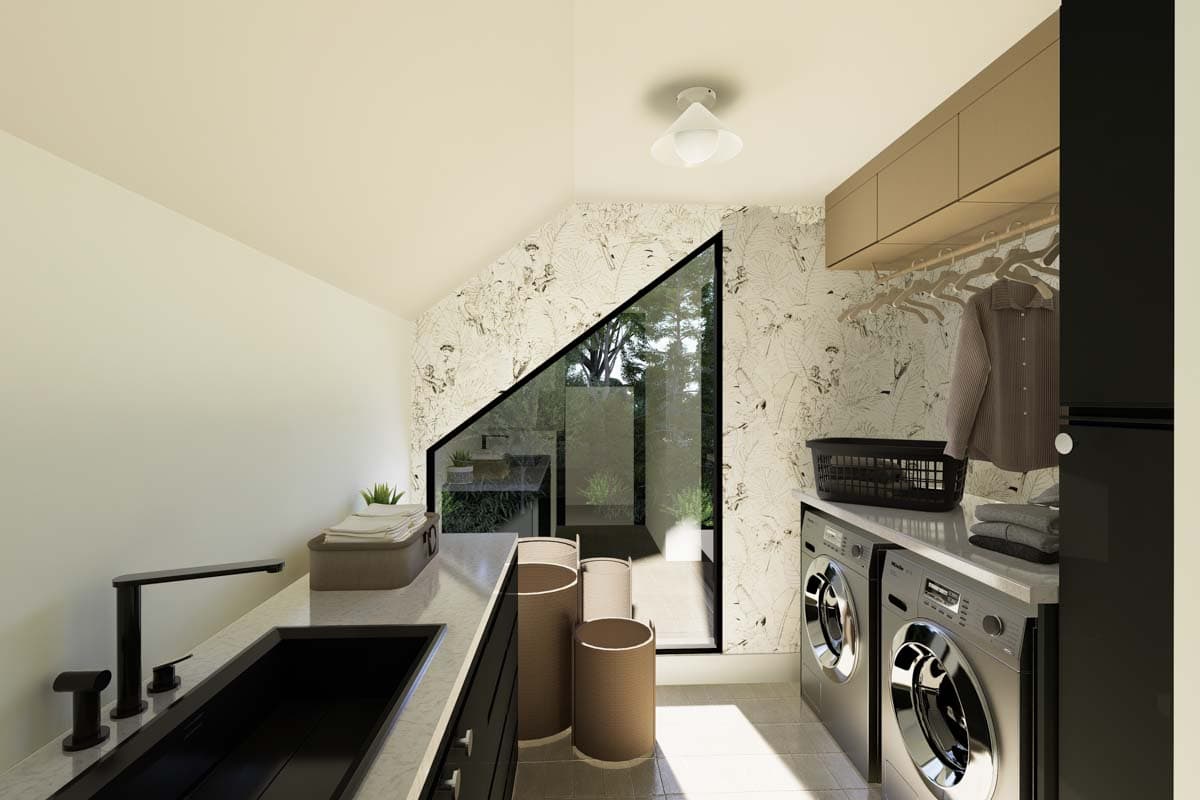 Plan 22677DR: 3 Bed Contemporary House Plan with Cathedral Ceilings - 4207 Sq Ft - Image #7 - Contemporary, New American, Scandinavian, Transitional