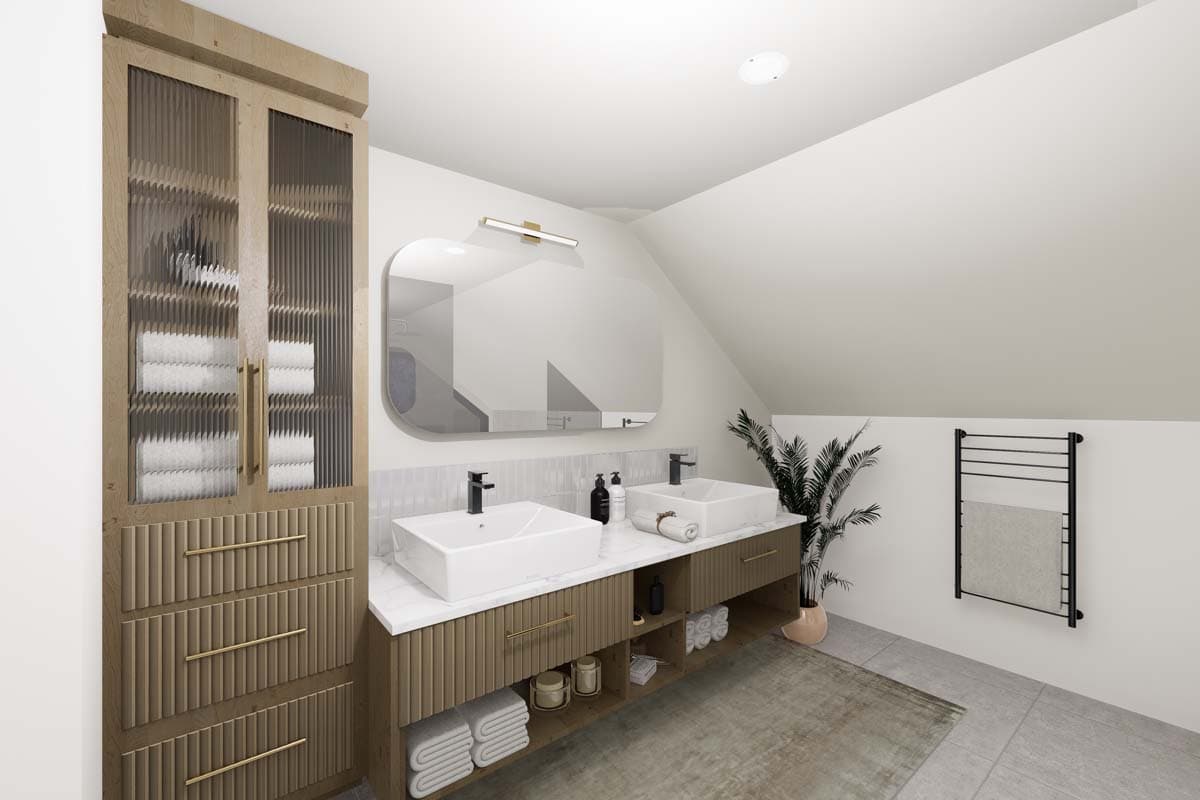 Plan 22677DR: 3 Bed Contemporary House Plan with Cathedral Ceilings - 4207 Sq Ft - Image #8 - Contemporary, New American, Scandinavian, Transitional