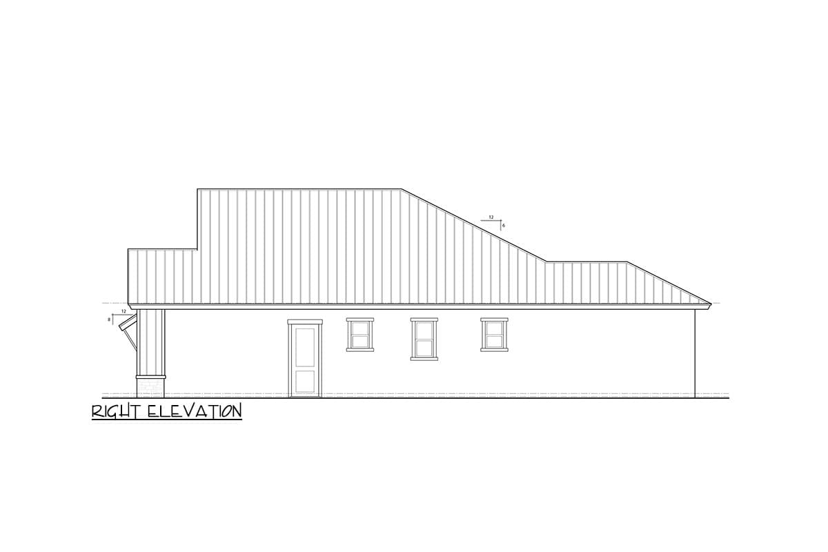 Plan 33261ZR: New American Farmhouse with Private Owner's Suite - 1825 Sq Ft - Image #4 - Country, Farmhouse, Modern Farmhouse, New American