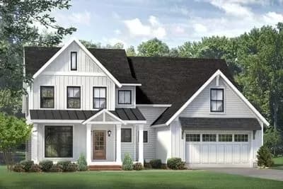 Modern Farmhouse Plan with Flex Room and Upstairs Expansion - 3110 Sq Ft