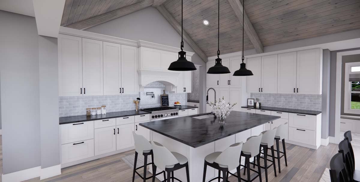 Plan 14783RK: New American House Plan with Two Flex Rooms - 3046 Sq Ft - Image #13 - Country, Farmhouse, Modern Farmhouse, New American