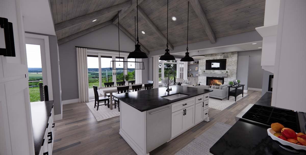 Plan 14783RK: New American House Plan with Two Flex Rooms - 3046 Sq Ft - Image #15 - Country, Farmhouse, Modern Farmhouse, New American