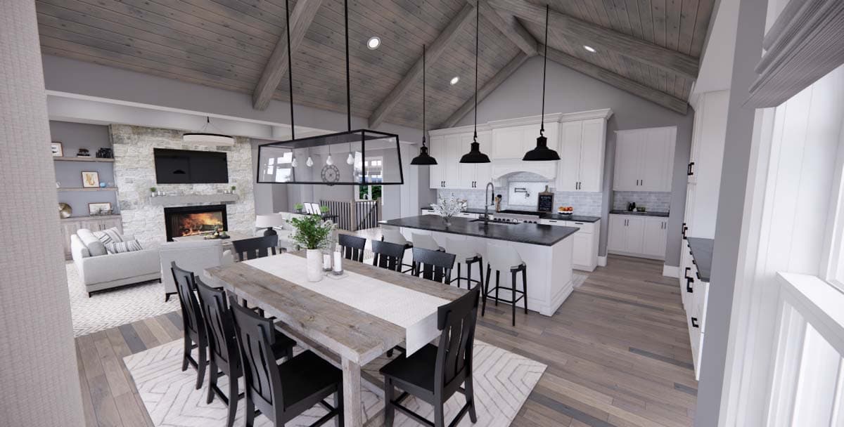Plan 14783RK: New American House Plan with Two Flex Rooms - 3046 Sq Ft - Image #19 - Country, Farmhouse, Modern Farmhouse, New American