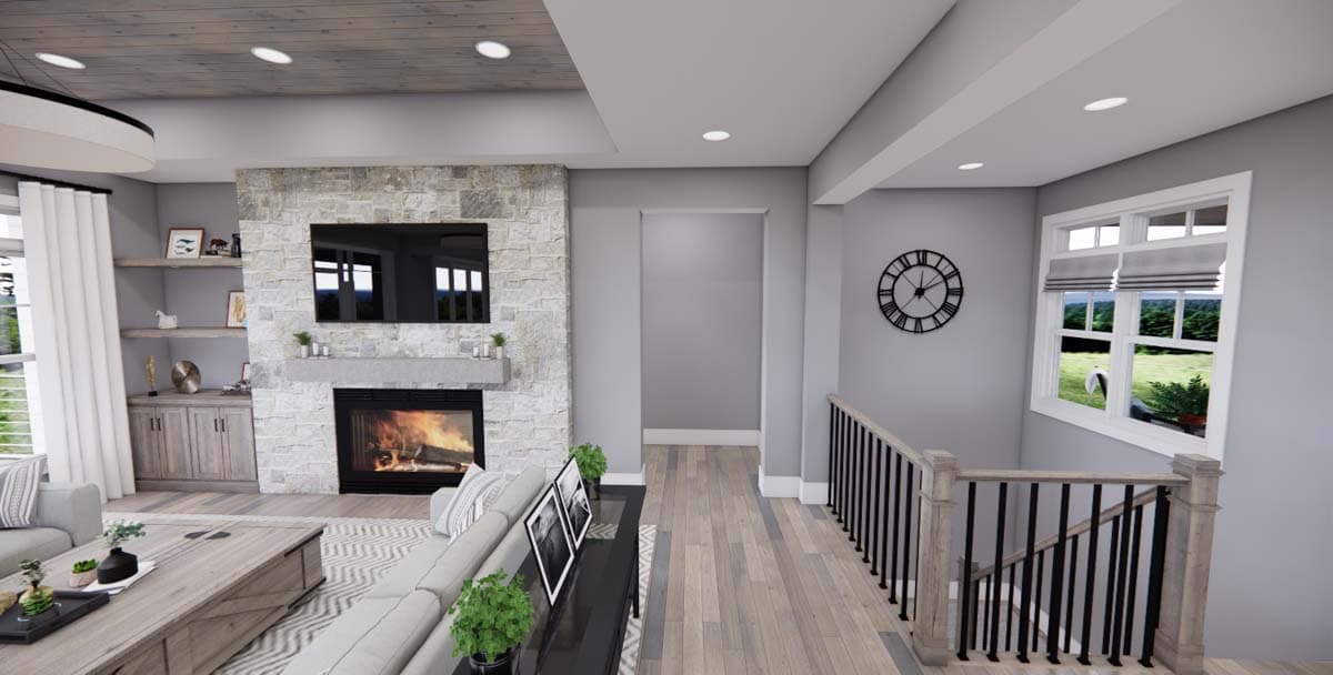 Plan 14783RK: New American House Plan with Two Flex Rooms - 3046 Sq Ft - Image #22 - Country, Farmhouse, Modern Farmhouse, New American