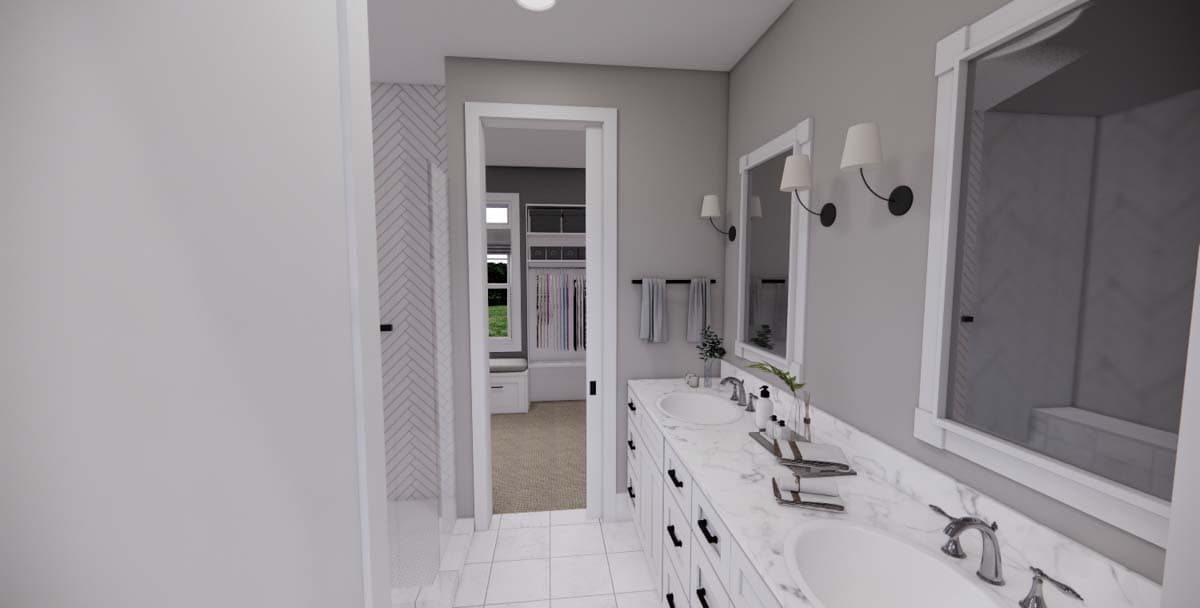 Plan 14783RK: New American House Plan with Two Flex Rooms - 3046 Sq Ft - Image #26 - Country, Farmhouse, Modern Farmhouse, New American