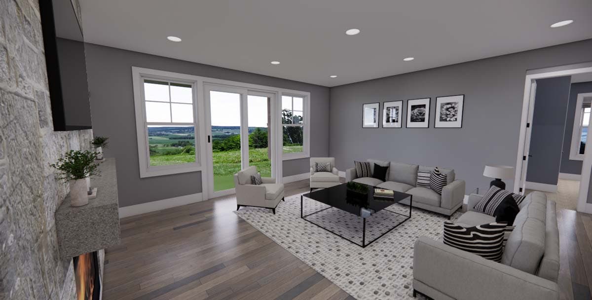 Plan 14783RK: New American House Plan with Two Flex Rooms - 3046 Sq Ft - Image #32 - Country, Farmhouse, Modern Farmhouse, New American