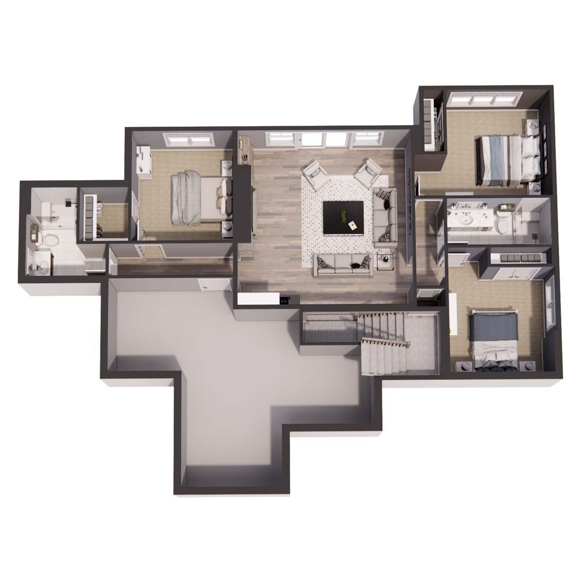 Plan 14783RK: New American House Plan with Two Flex Rooms - 3046 Sq Ft - Image #48 - Country, Farmhouse, Modern Farmhouse, New American