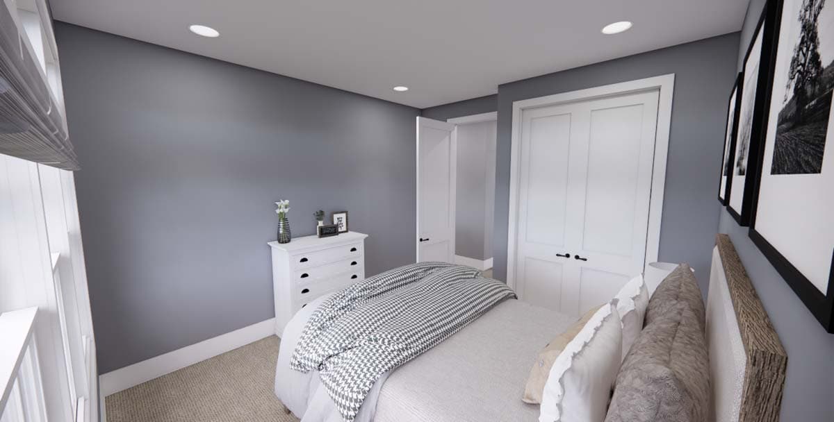 Plan 14784RK: 4-Bed Contemporary Farmhouse Plan with Optional 5th Bedroom - 2843 Sq Ft - Image #25