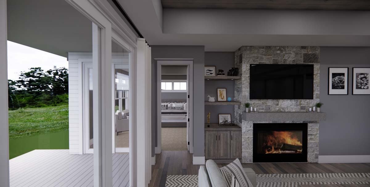 Plan 14784RK: 4-Bed Contemporary Farmhouse Plan with Optional 5th Bedroom - 2843 Sq Ft - Image #26