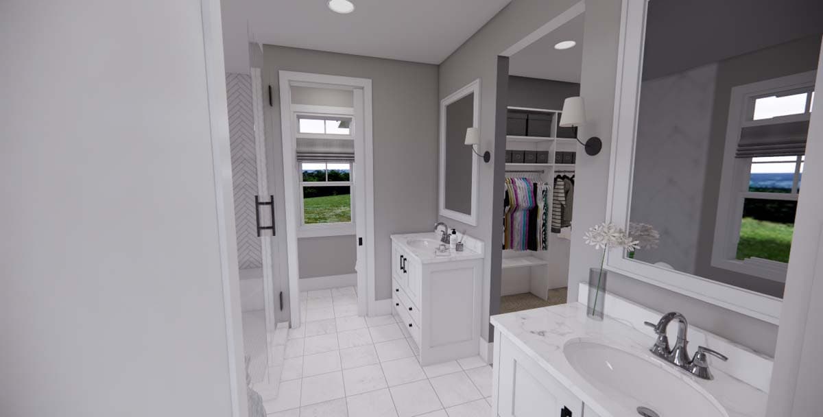 Plan 14784RK: 4-Bed Contemporary Farmhouse Plan with Optional 5th Bedroom - 2843 Sq Ft - Image #28