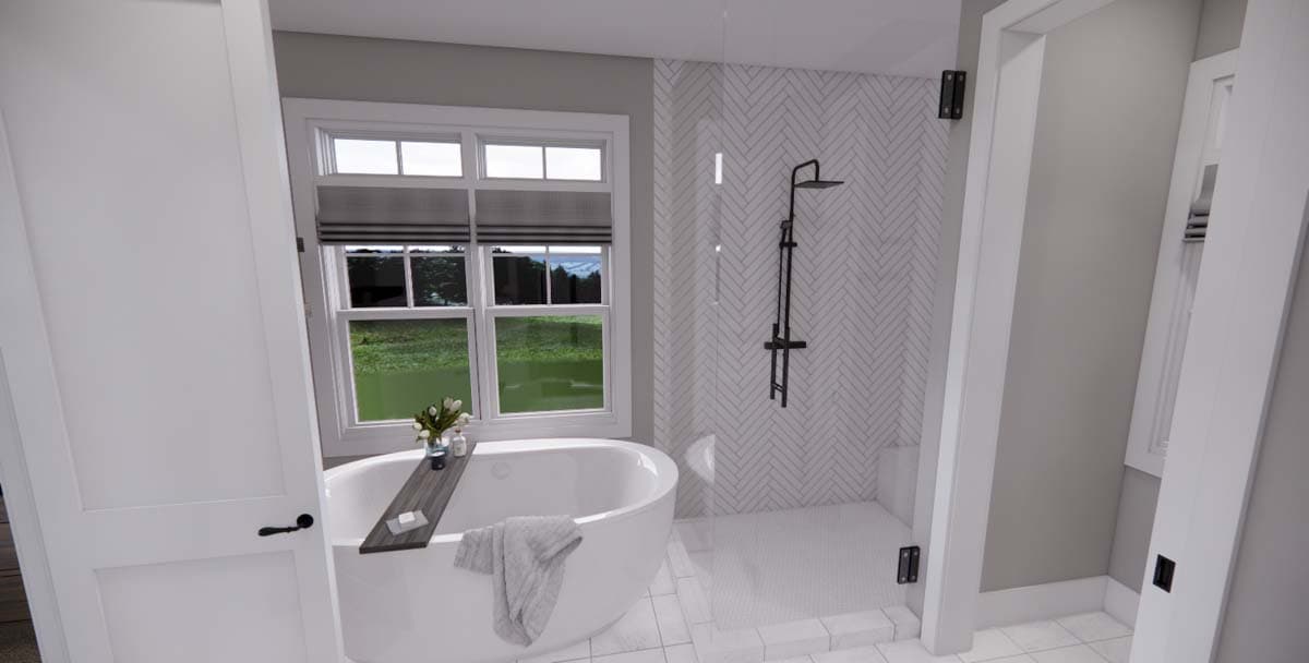 Plan 14784RK: 4-Bed Contemporary Farmhouse Plan with Optional 5th Bedroom - 2843 Sq Ft - Image #29