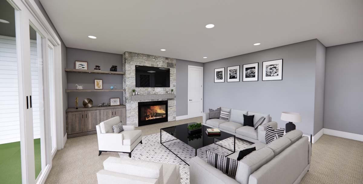 Plan 14784RK: 4-Bed Contemporary Farmhouse Plan with Optional 5th Bedroom - 2843 Sq Ft - Image #35