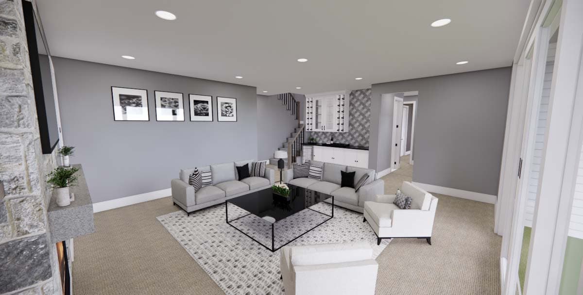 Plan 14784RK: 4-Bed Contemporary Farmhouse Plan with Optional 5th Bedroom - 2843 Sq Ft - Image #36