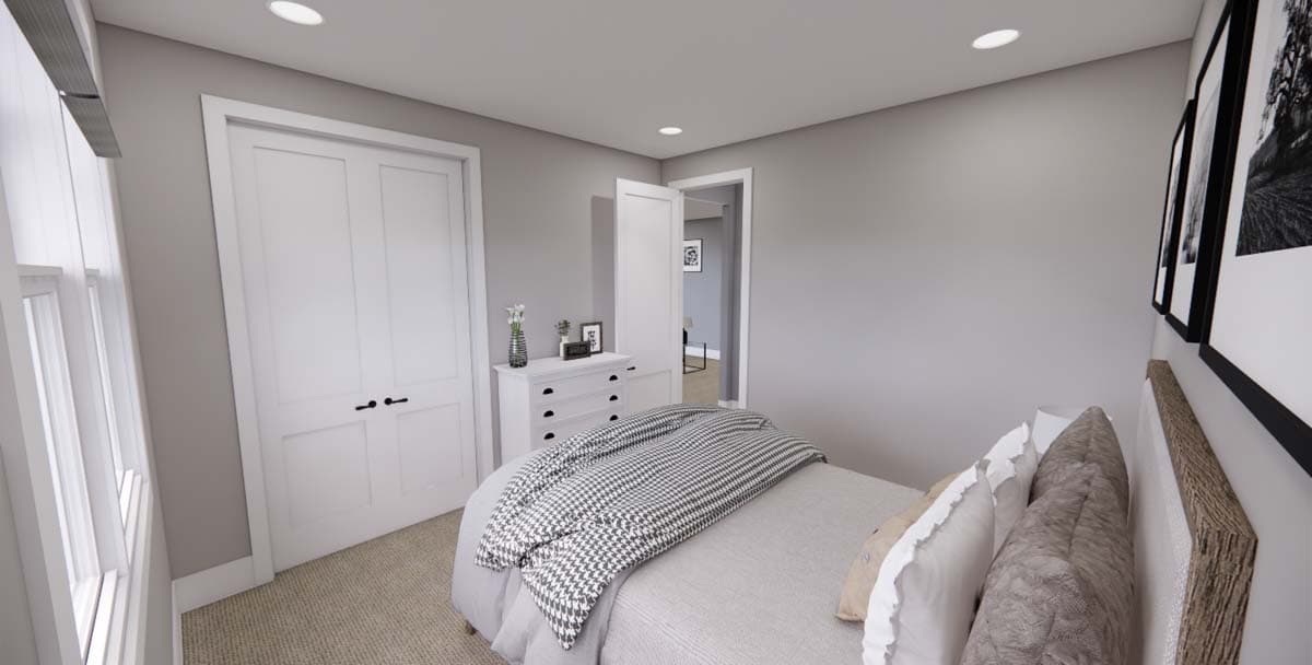 Plan 14784RK: 4-Bed Contemporary Farmhouse Plan with Optional 5th Bedroom - 2843 Sq Ft - Image #40