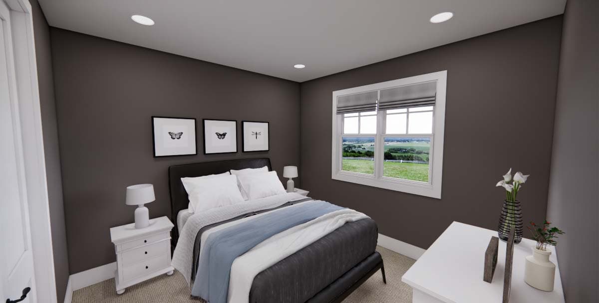 Plan 14784RK: 4-Bed Contemporary Farmhouse Plan with Optional 5th Bedroom - 2843 Sq Ft - Image #42