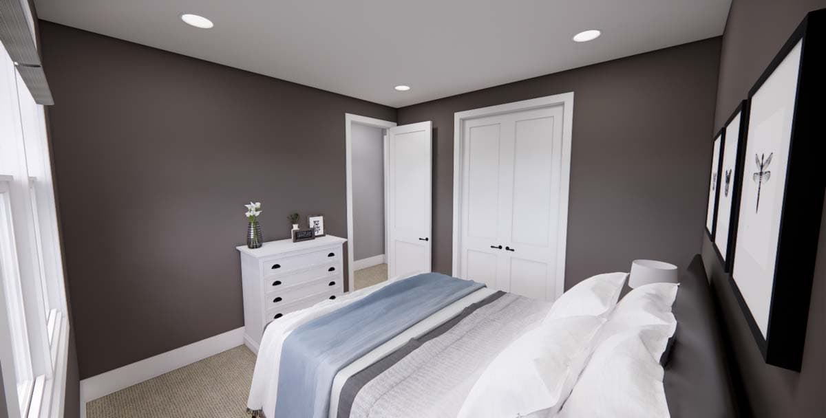 Plan 14784RK: 4-Bed Contemporary Farmhouse Plan with Optional 5th Bedroom - 2843 Sq Ft - Image #43