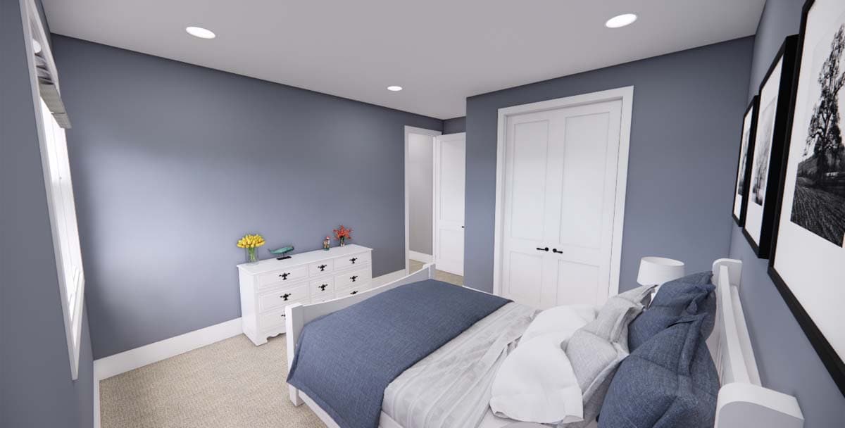 Plan 14784RK: 4-Bed Contemporary Farmhouse Plan with Optional 5th Bedroom - 2843 Sq Ft - Image #45